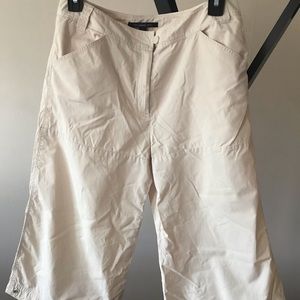 Trousers Inc Beige Nylon Cropped Pants 4